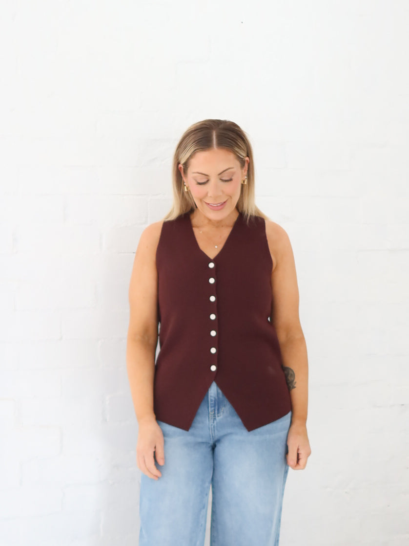 Parker Vest - Chocolate