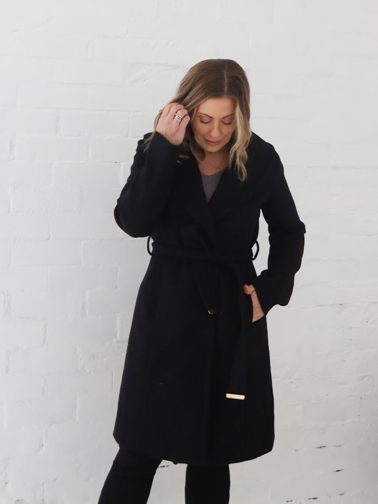 Harper Coat- Black