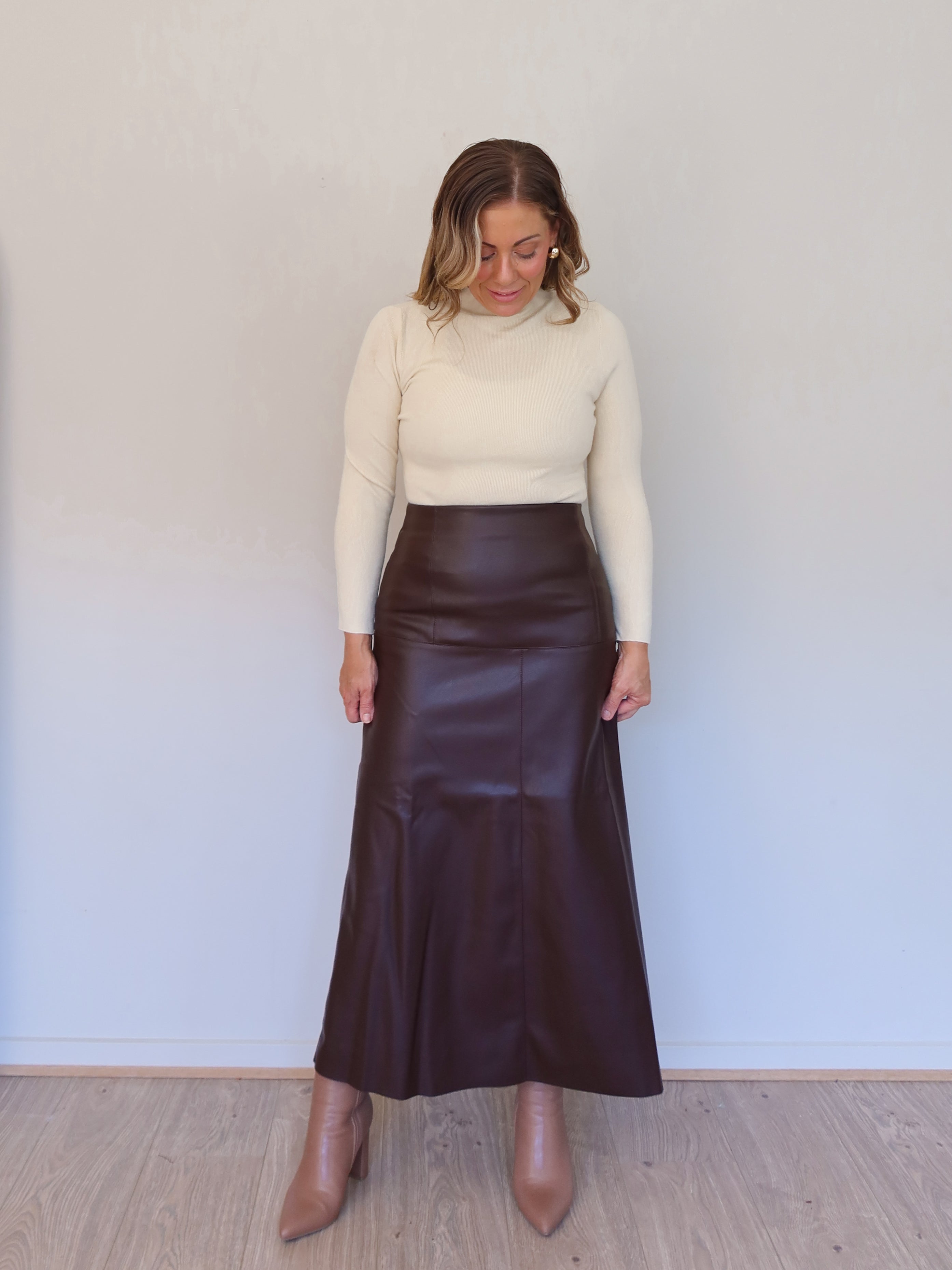 Saffy Skirt - Chocolate