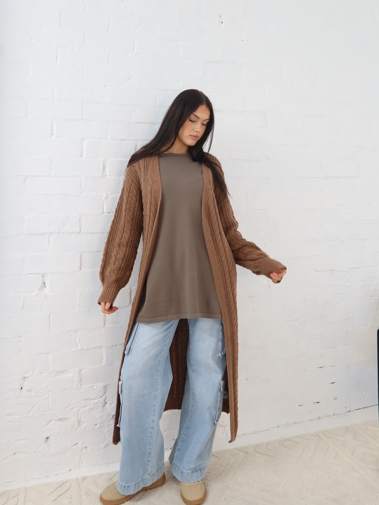 Ziggy Cardigan - Brown