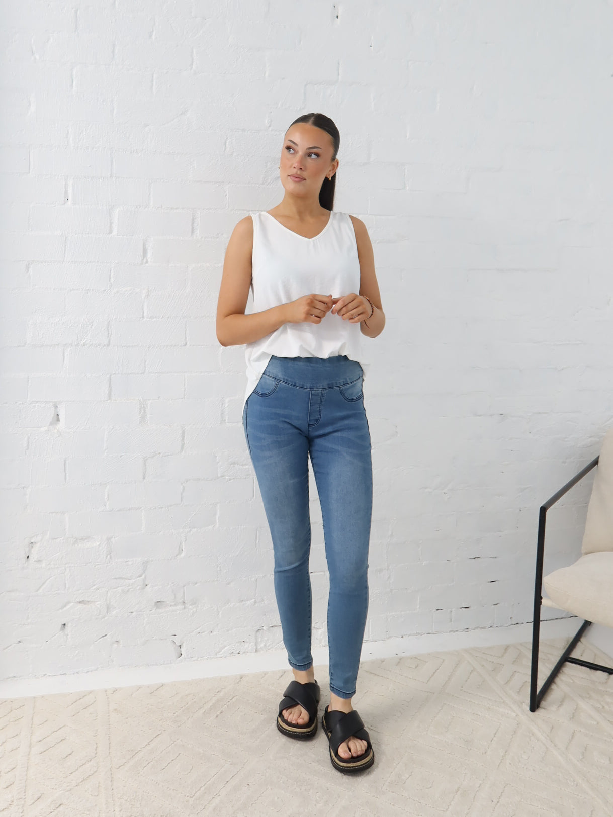 Jax Jeggings - Light Blue