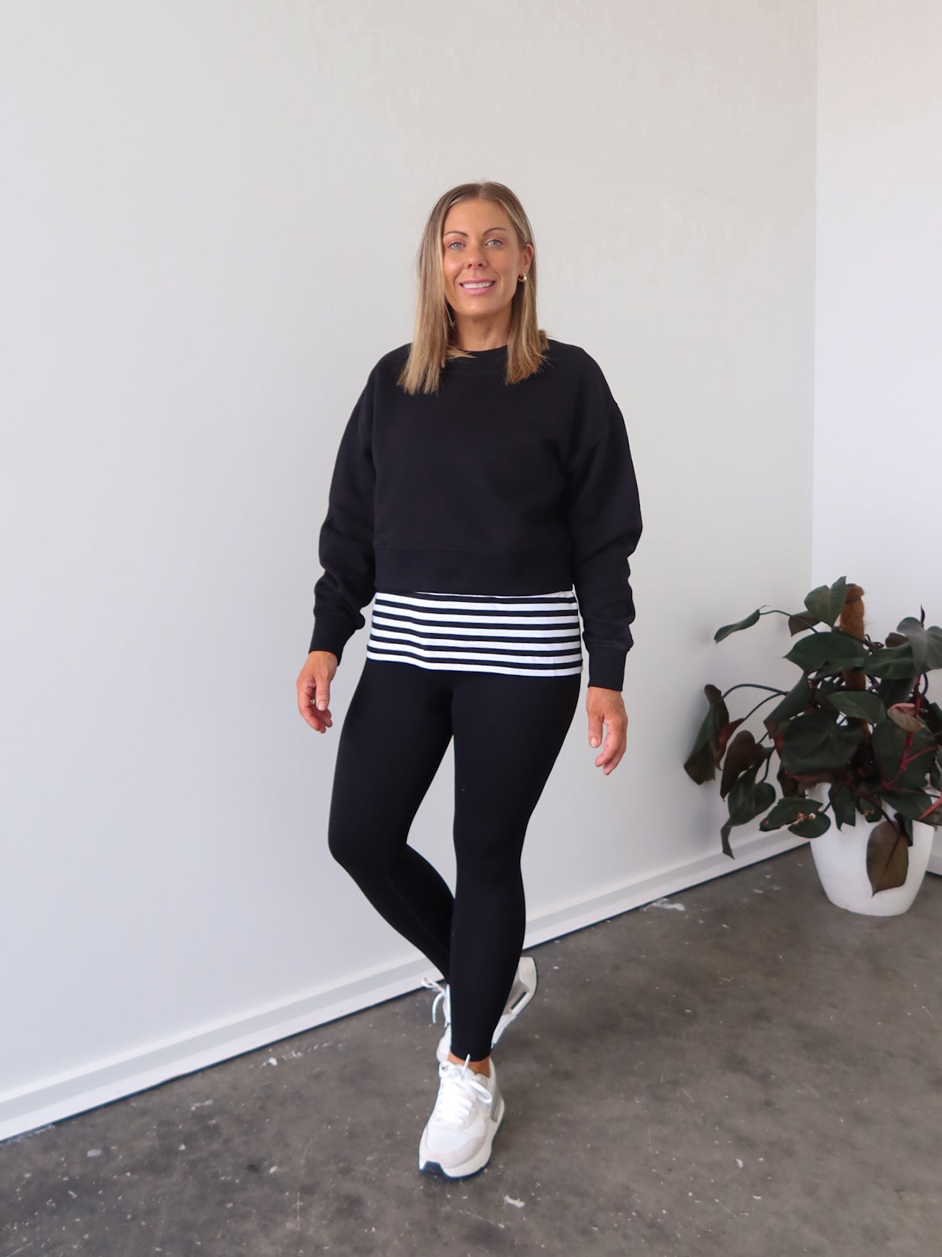 Freya Cropped Crew Sweater