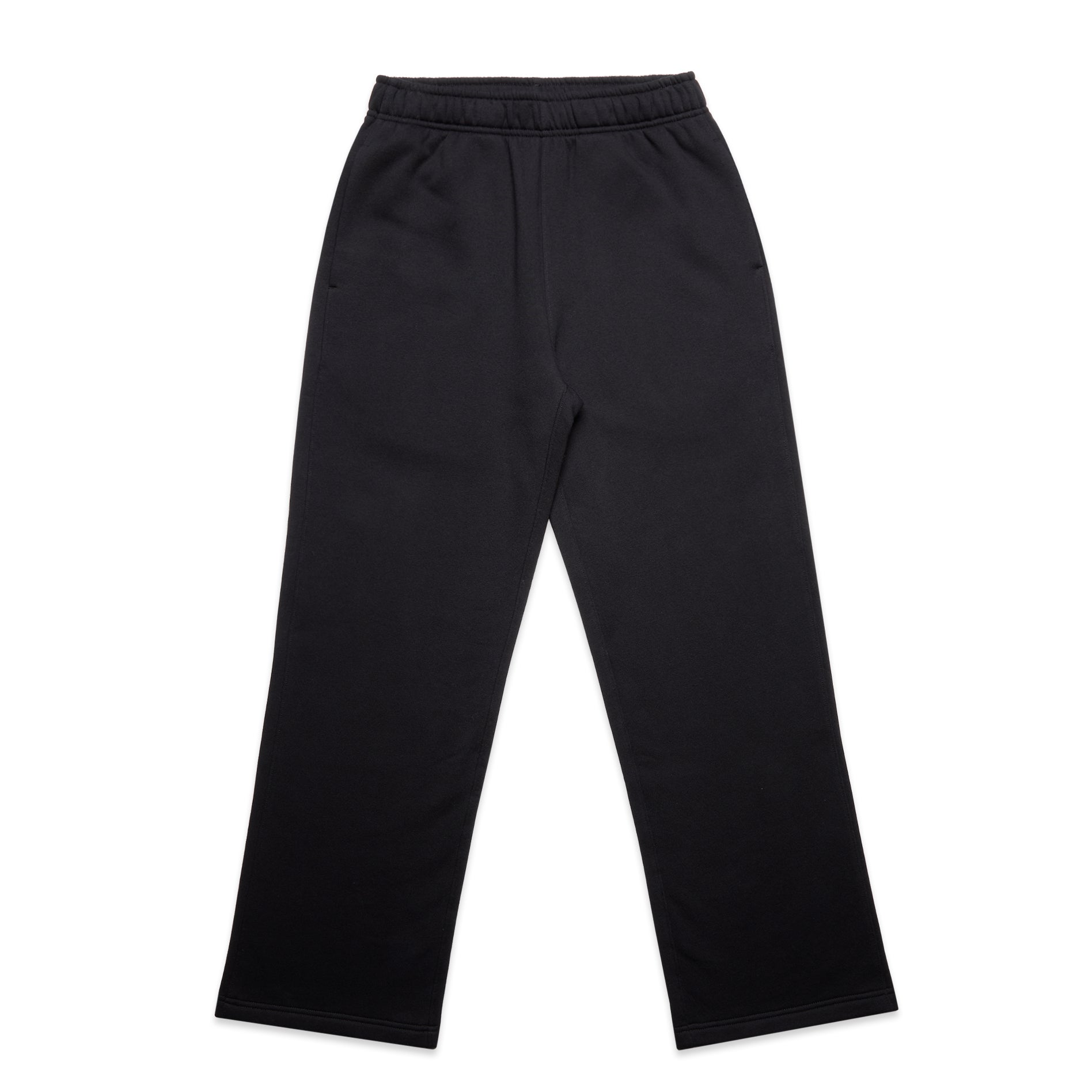 Chase Wide Leg Track Pants - Black