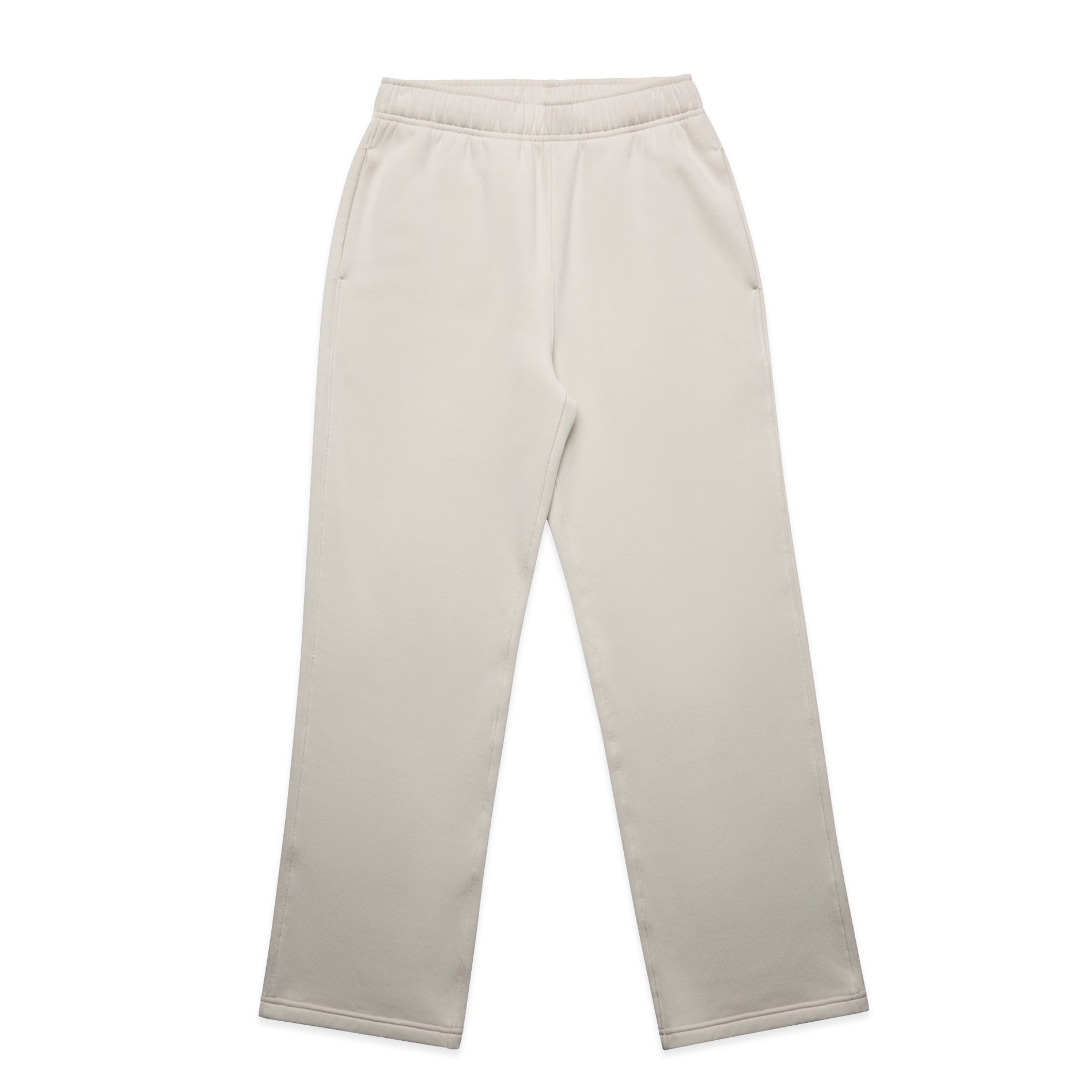 Chase Wide Leg Track Pants - Bone