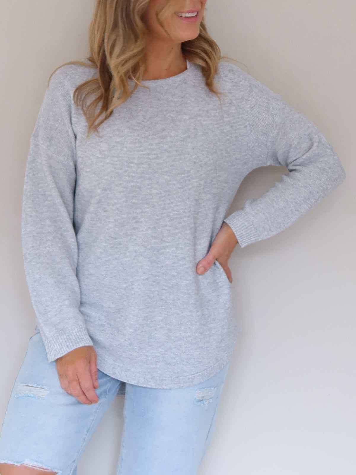 Saxon Knit - Grey