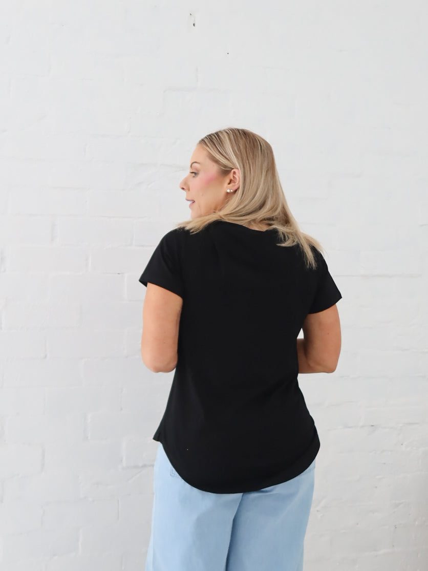 Paige Tee- Black