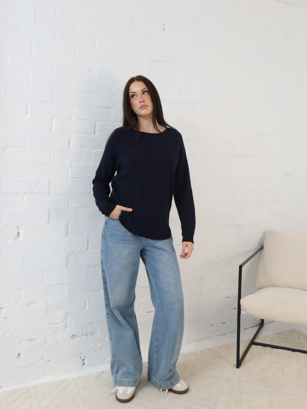 Porter Knit- Navy