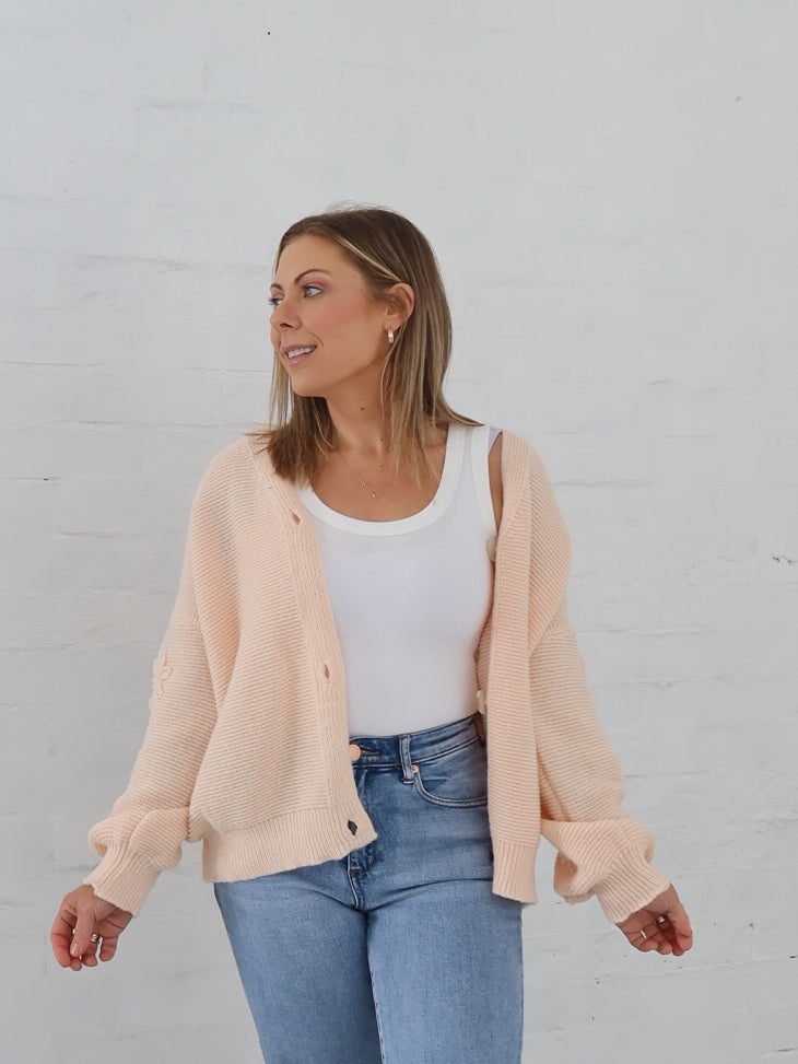 Isabelle Cardigan - Peach