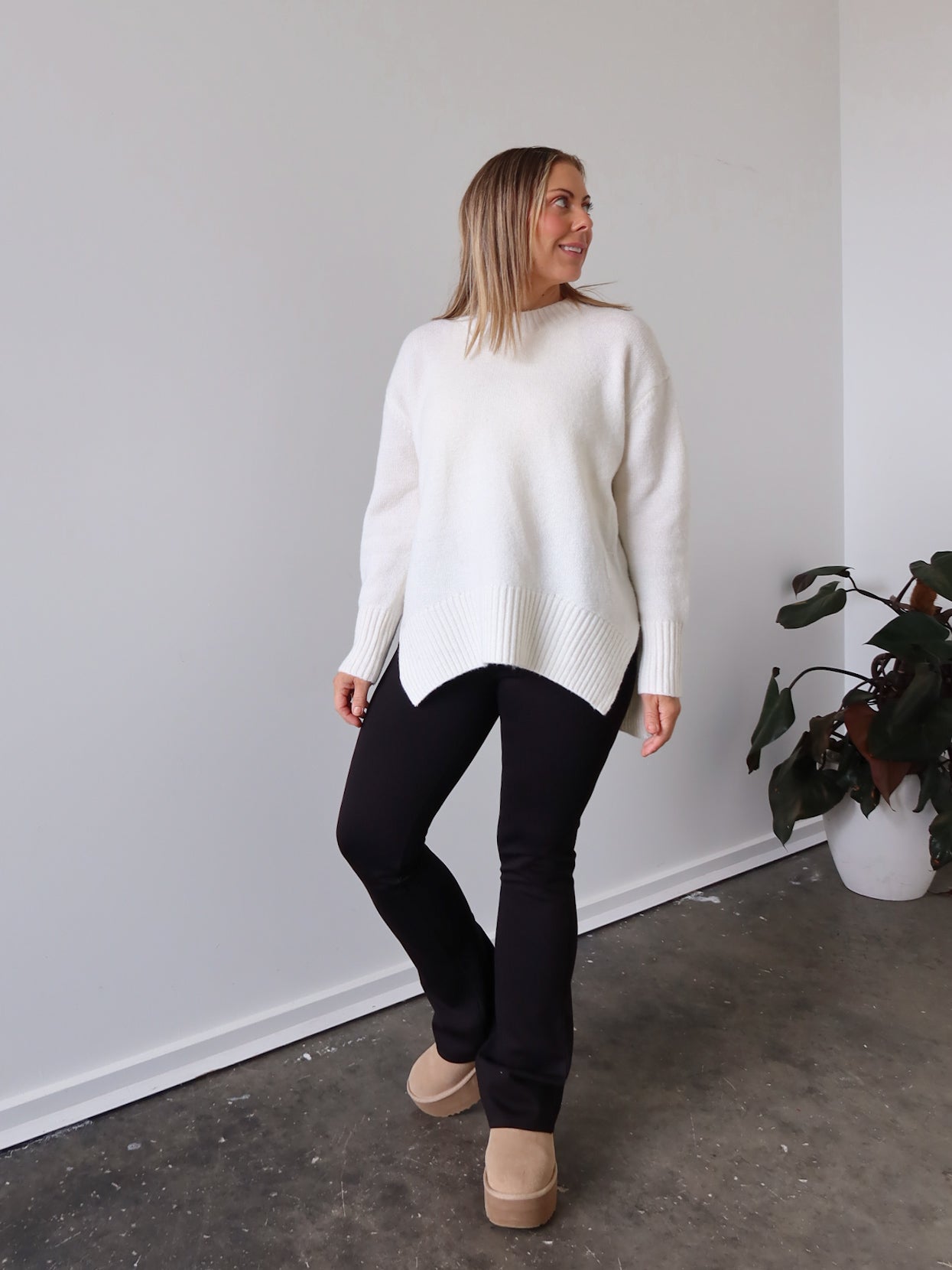 Hailey Knit - Vanilla
