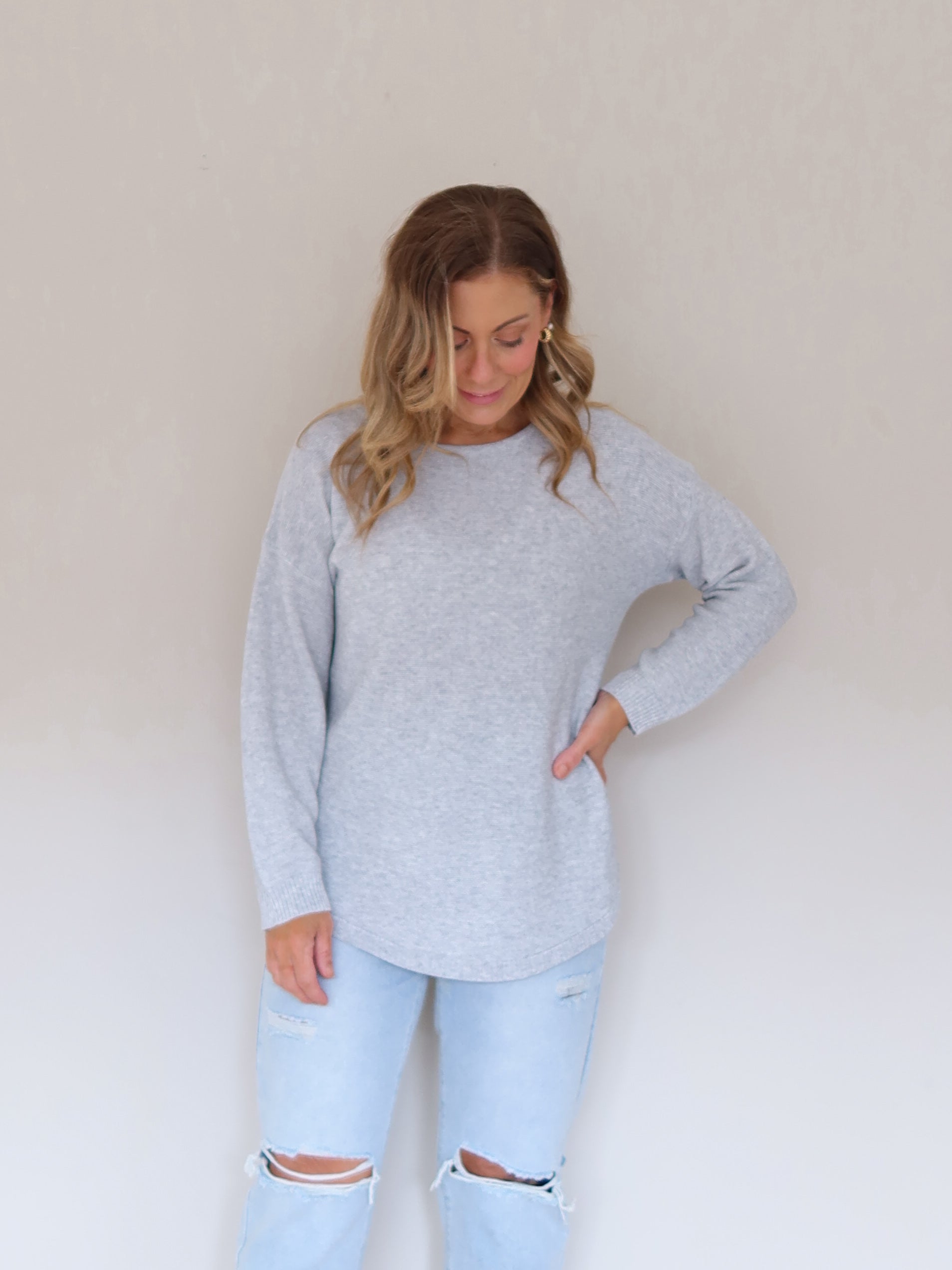 Saxon Knit - Grey