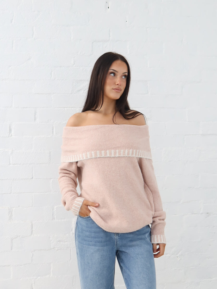 Andrea Knit - Blush Pink