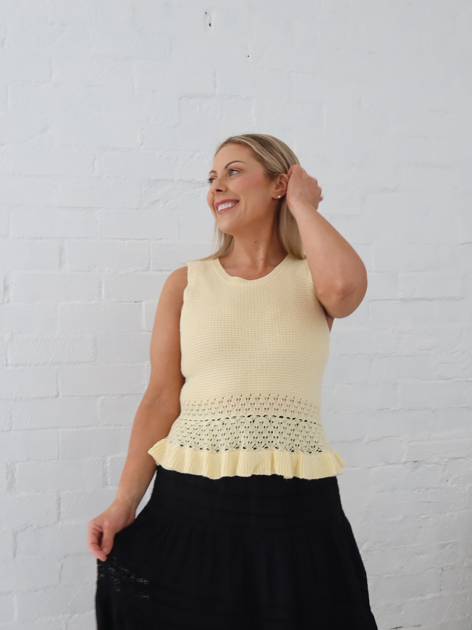 Skye Top- Butter Yellow