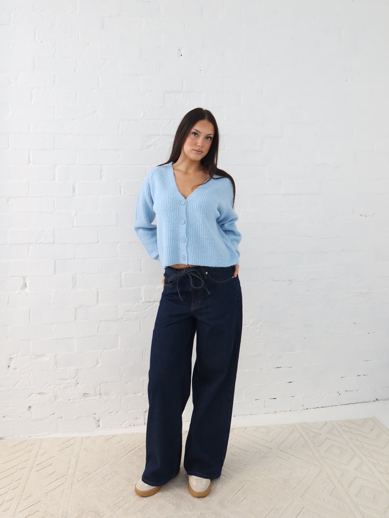 Dane Cardigan- Powder Blue
