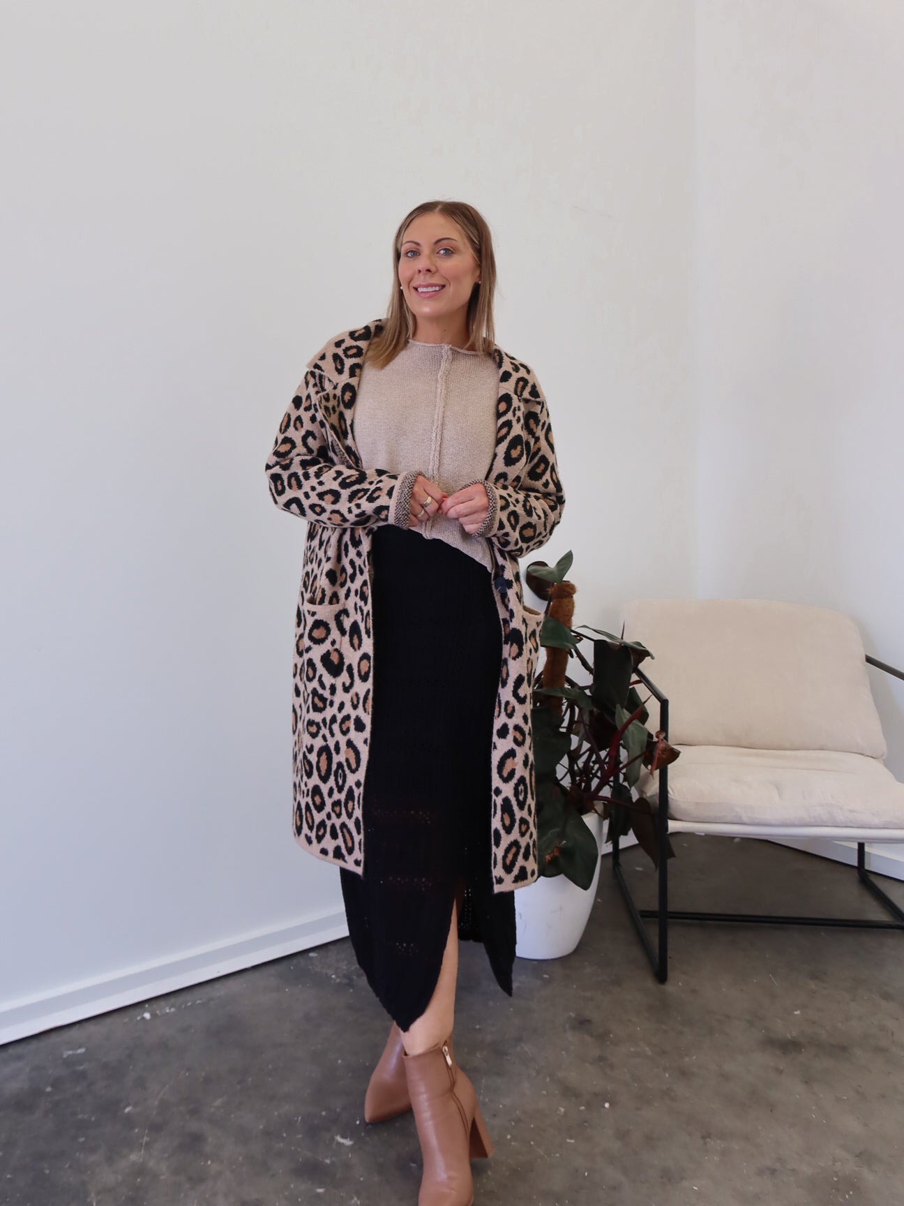 Radiance Crochet Skirt - Black