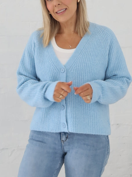 Dane Cardigan- Powder Blue