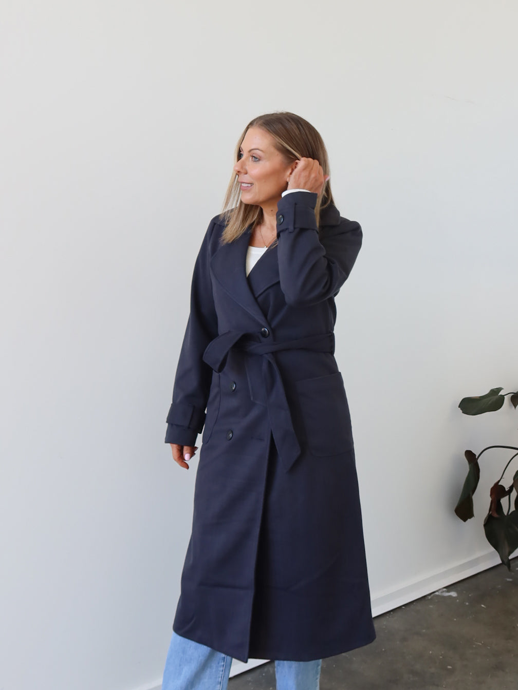 Hardin Coat - Dark Navy
