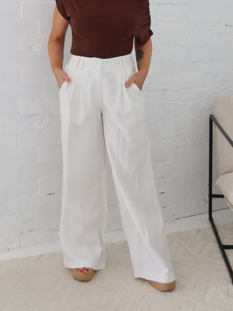 Reed Pants - White