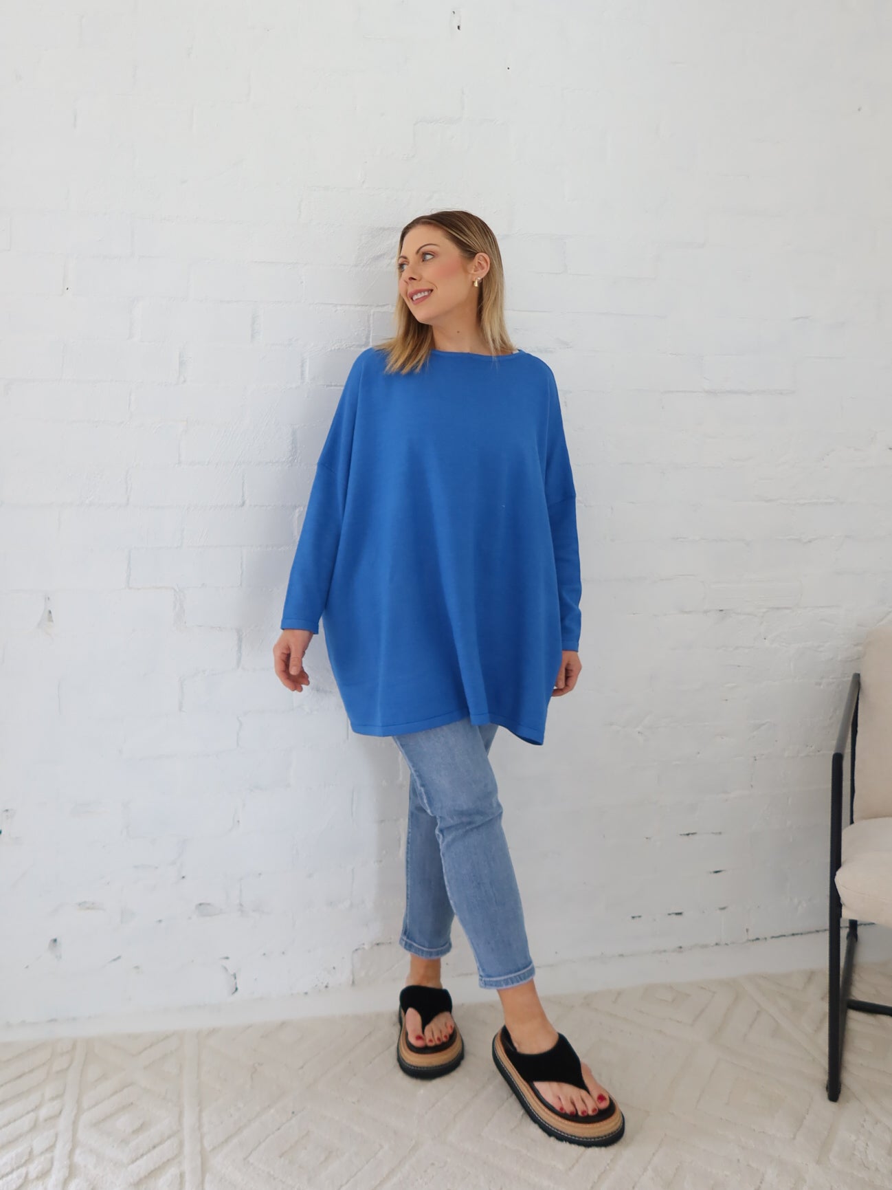 Avery Knit - Blue