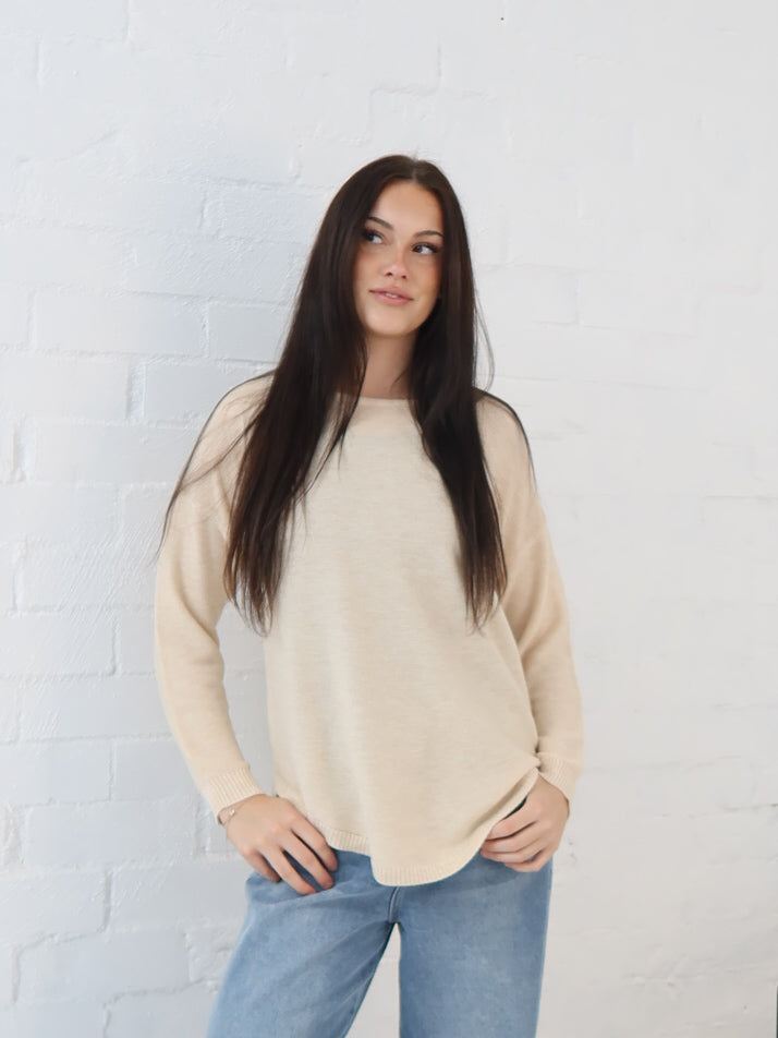 Saxon Knit - Oatmeal