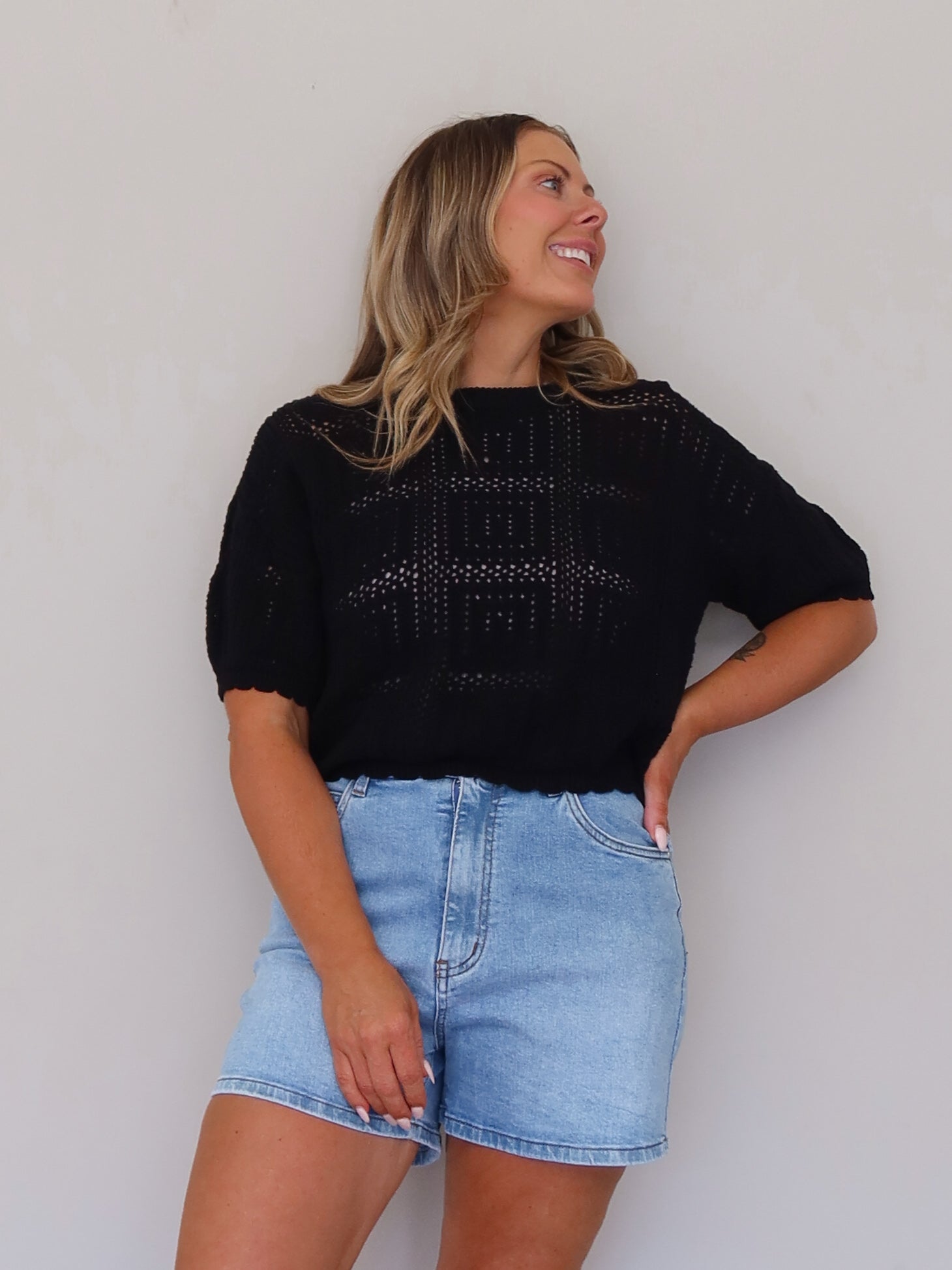 Jude Denim Short- Light Blue