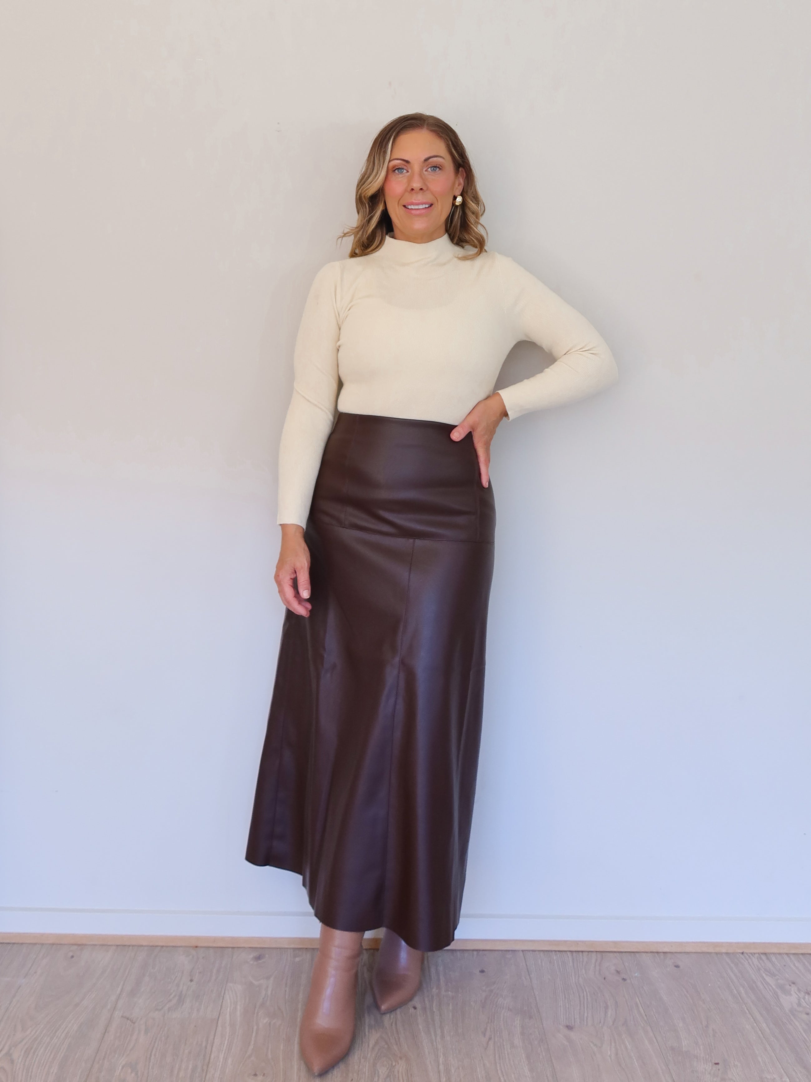 Saffy Skirt - Chocolate
