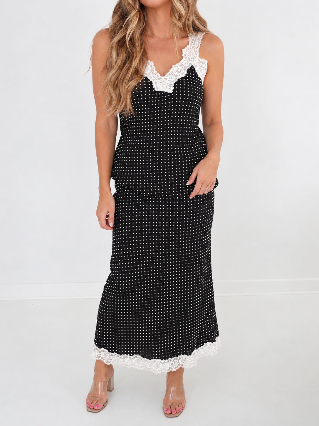 Dottie Skirt- Black/White