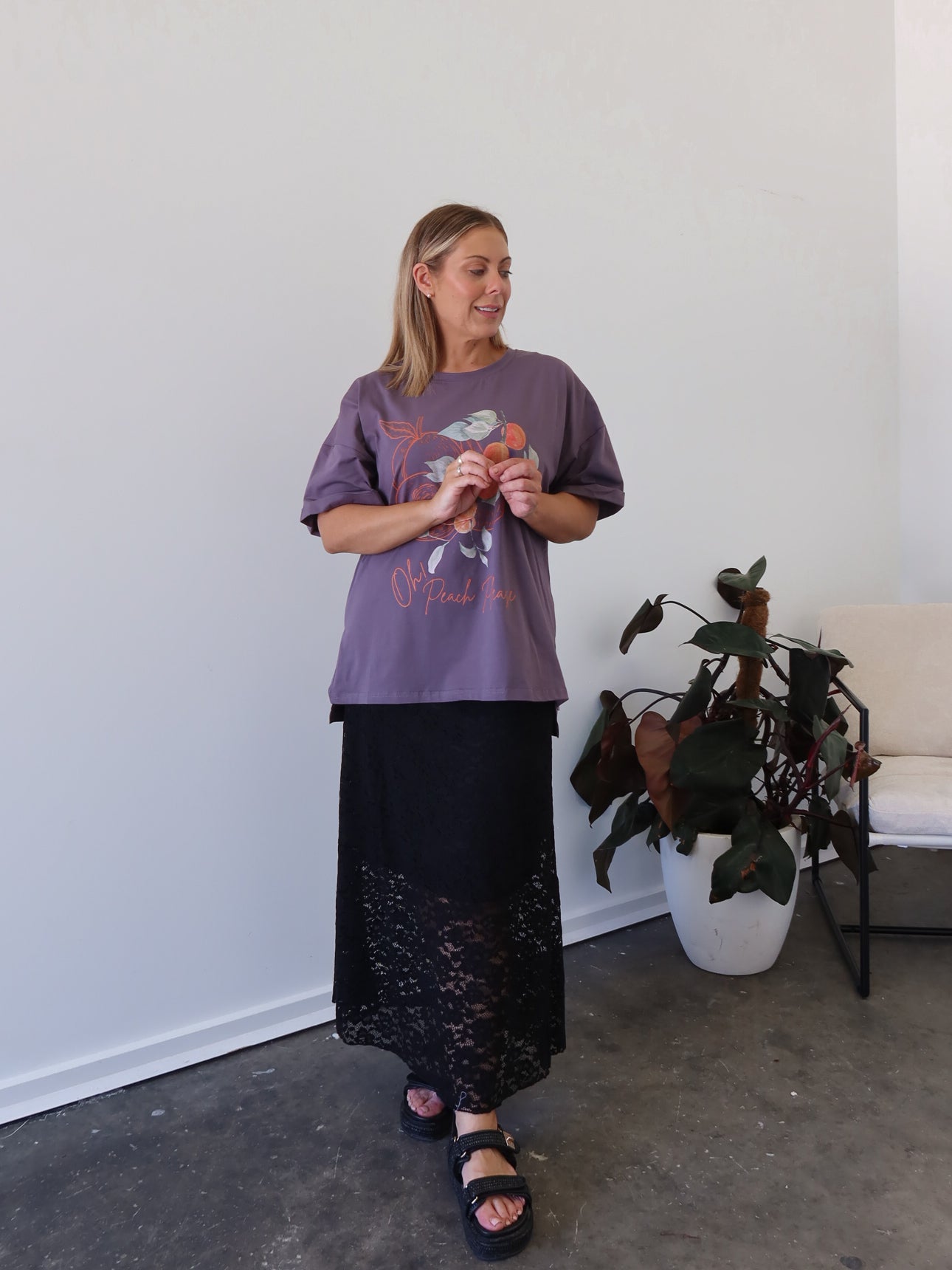 Oh! Peach Please Tee