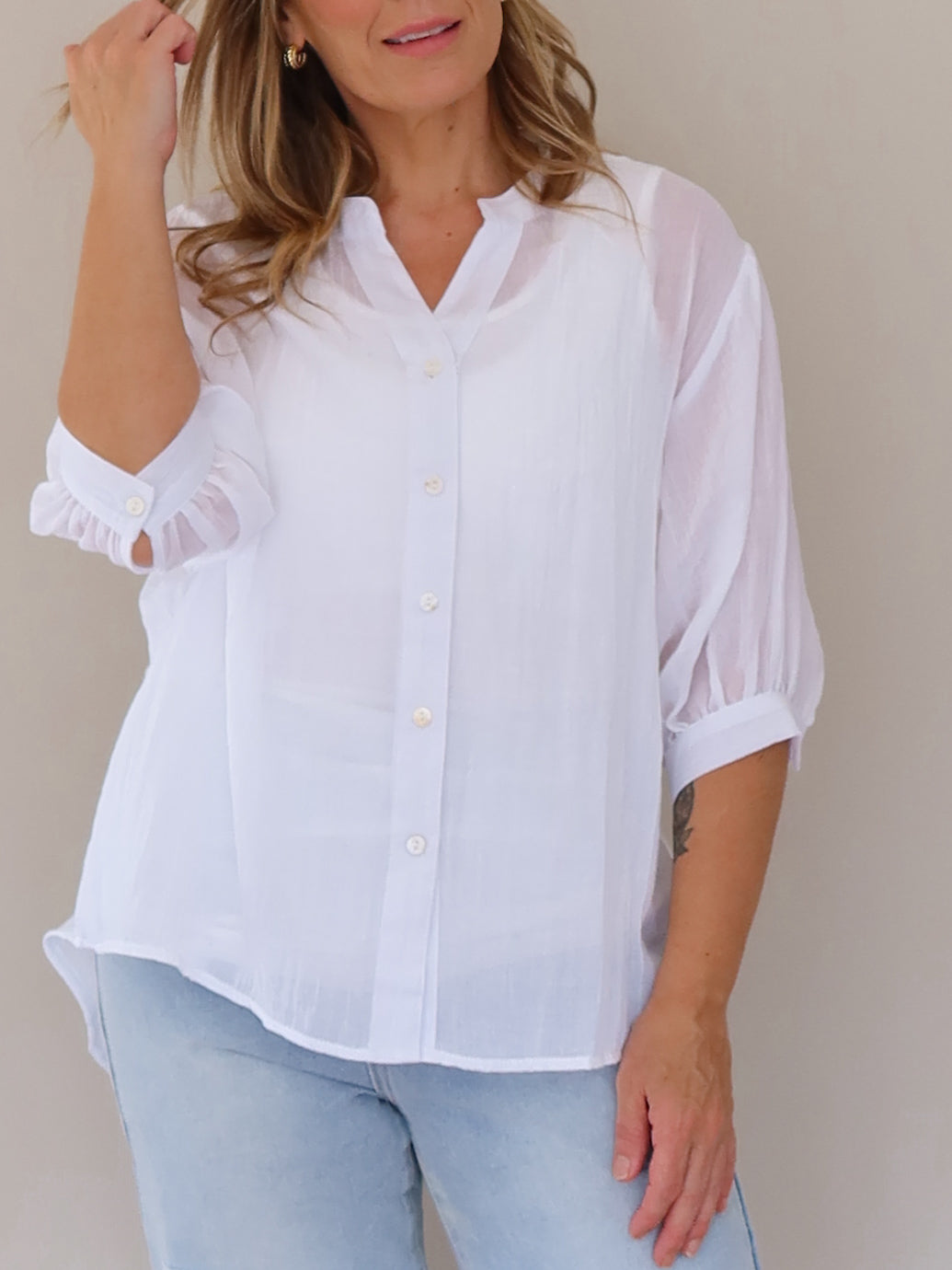Mimi Blouse - White
