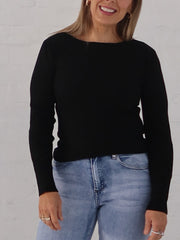 Lee Knit Top - Black