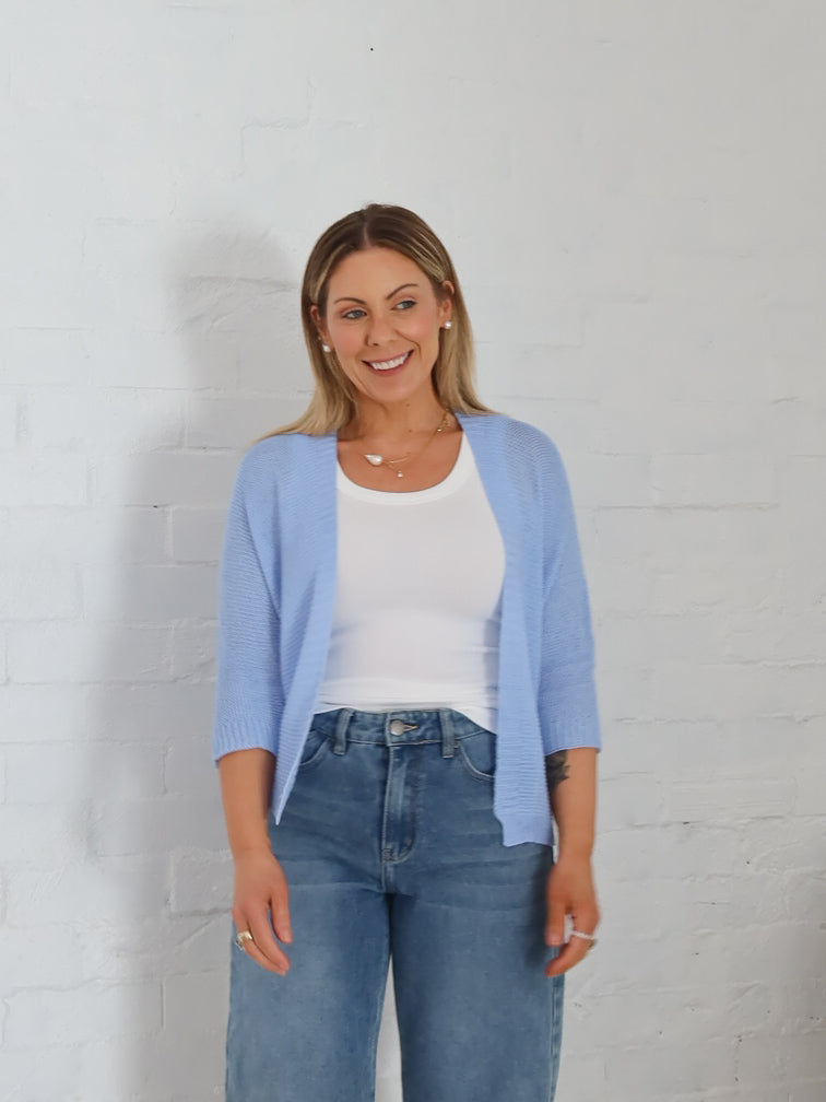 Everlyn Cardi- Blue