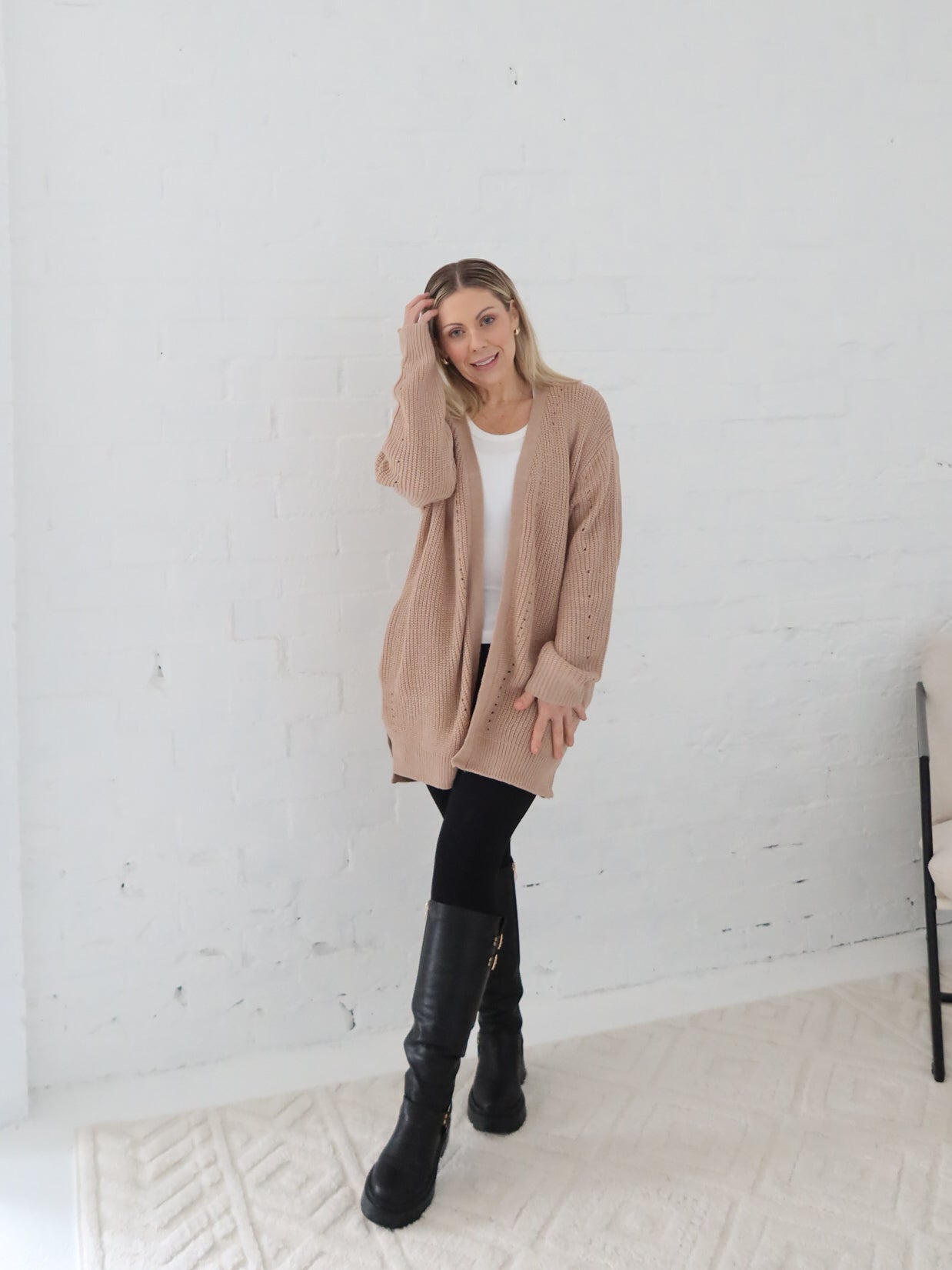 Huxley Cardigan - Taupe