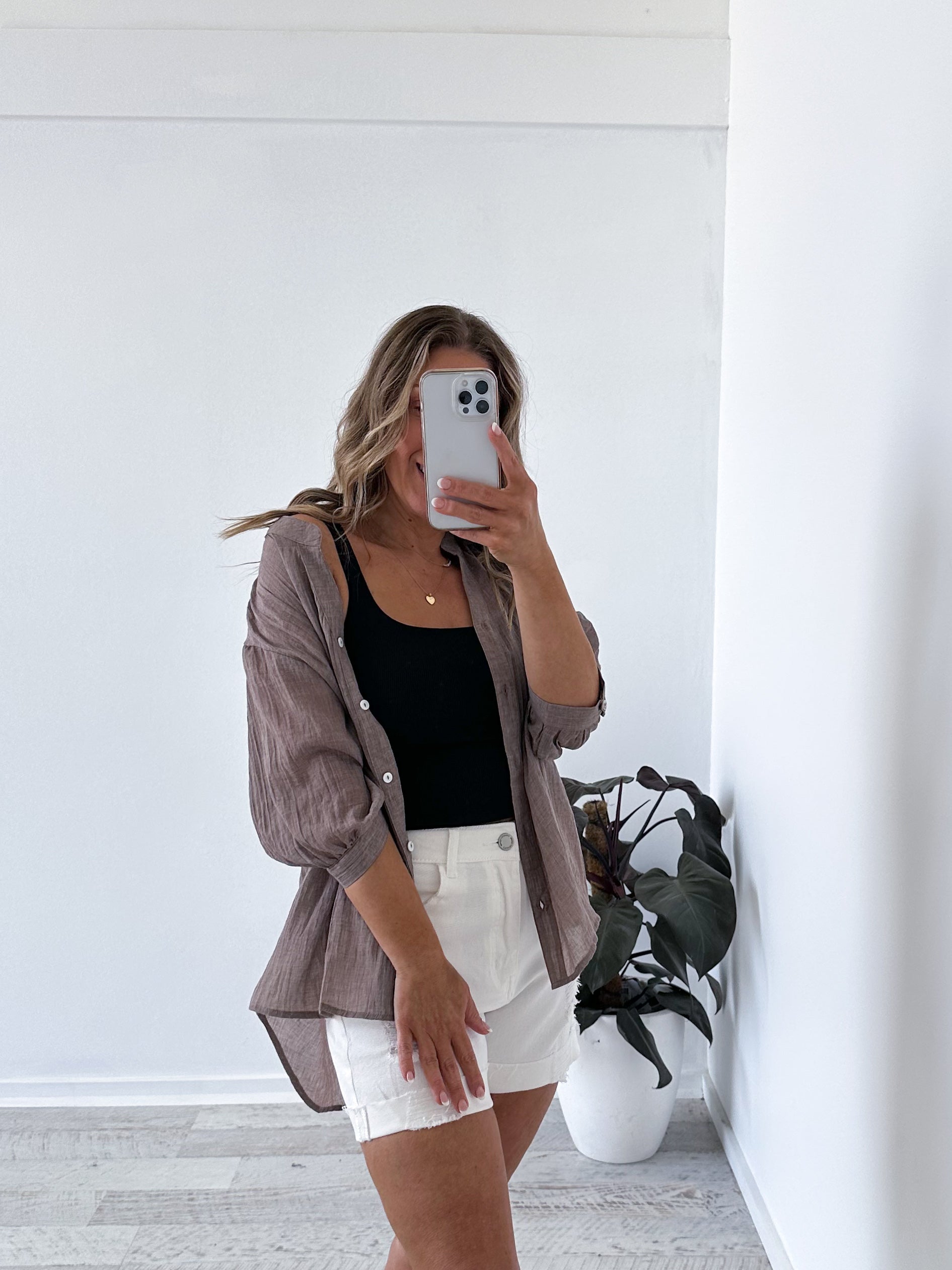 Mimi Blouse - Mushroom