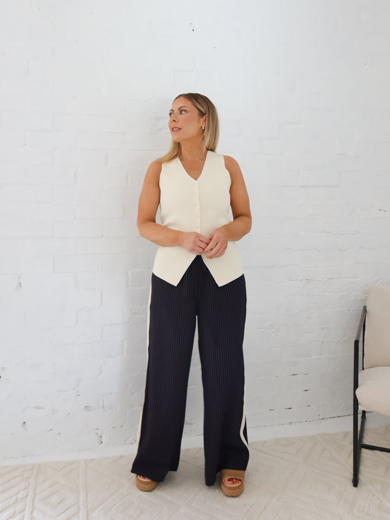 Parker Vest - Vanilla