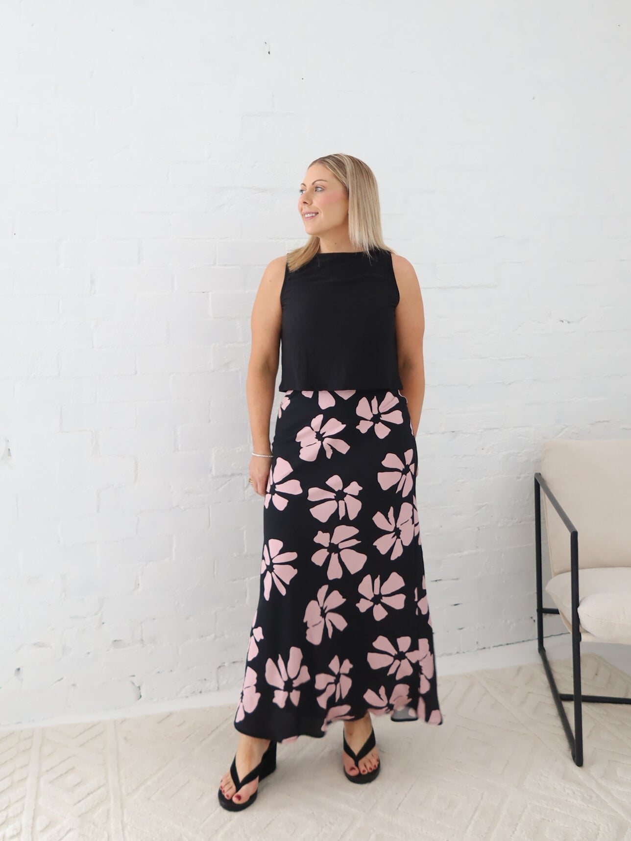 Lucy Skirt- Pink/Black