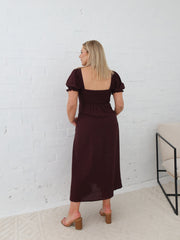 Estella Dress - Chocolate