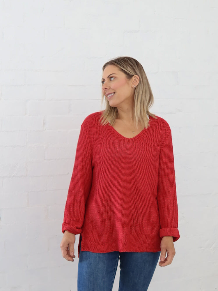 Sailah Knit - Red