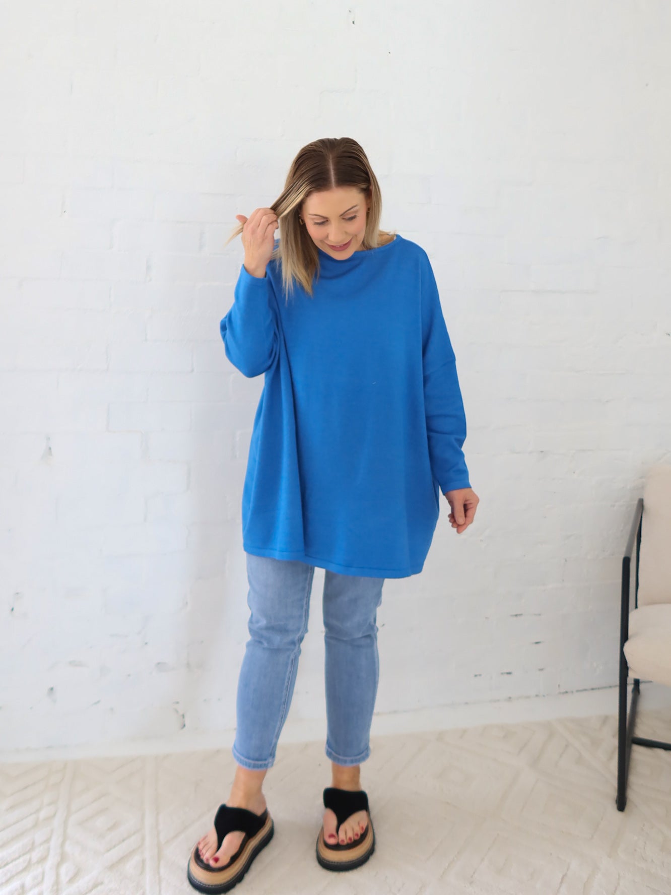 Avery Knit - Blue
