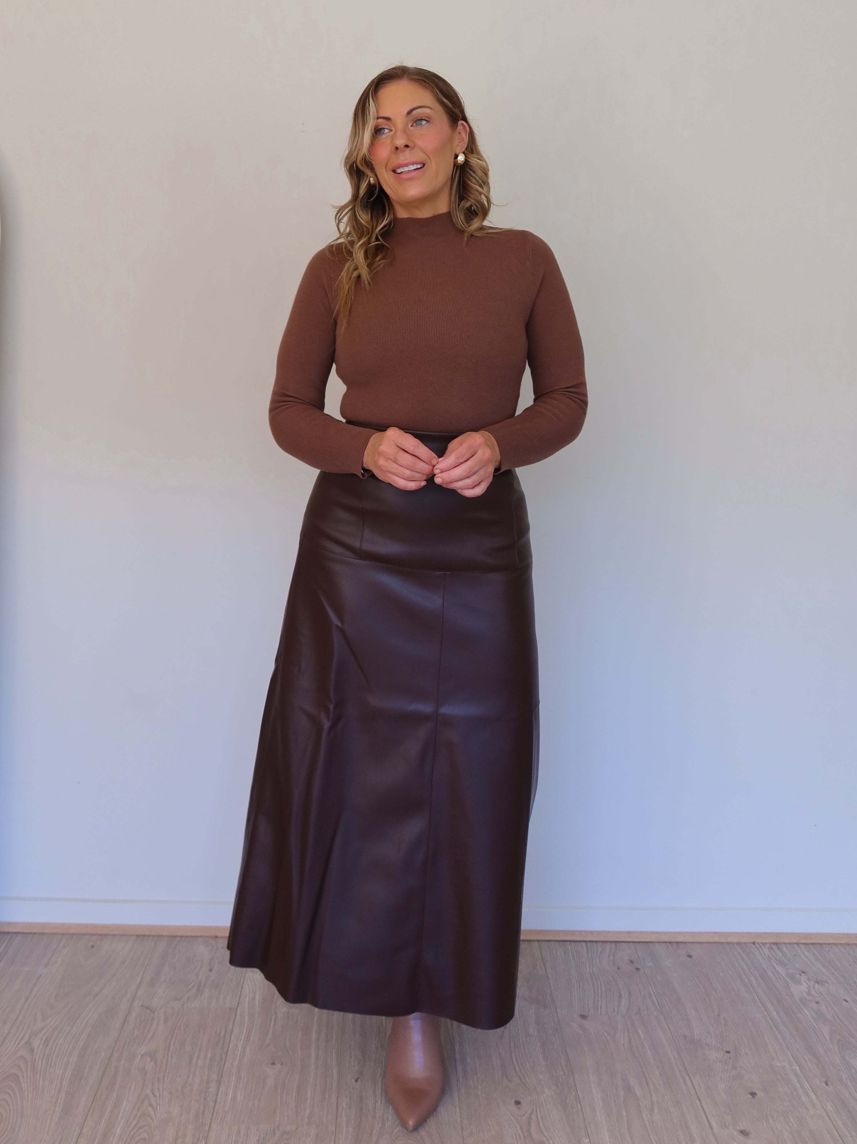 Saffy Skirt - Chocolate