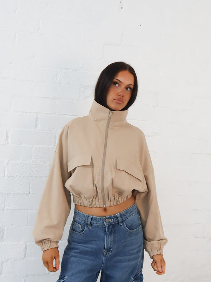 Shasta Bomber Jacket- Bone
