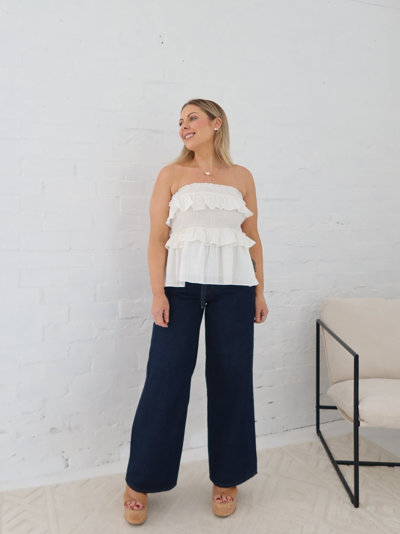 Sonya Top - White