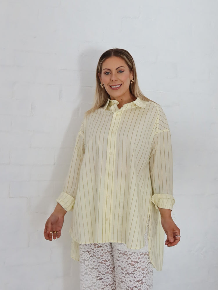 Lena Shirt - Butter Yellow