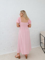 Estella Dress - Powder Pink