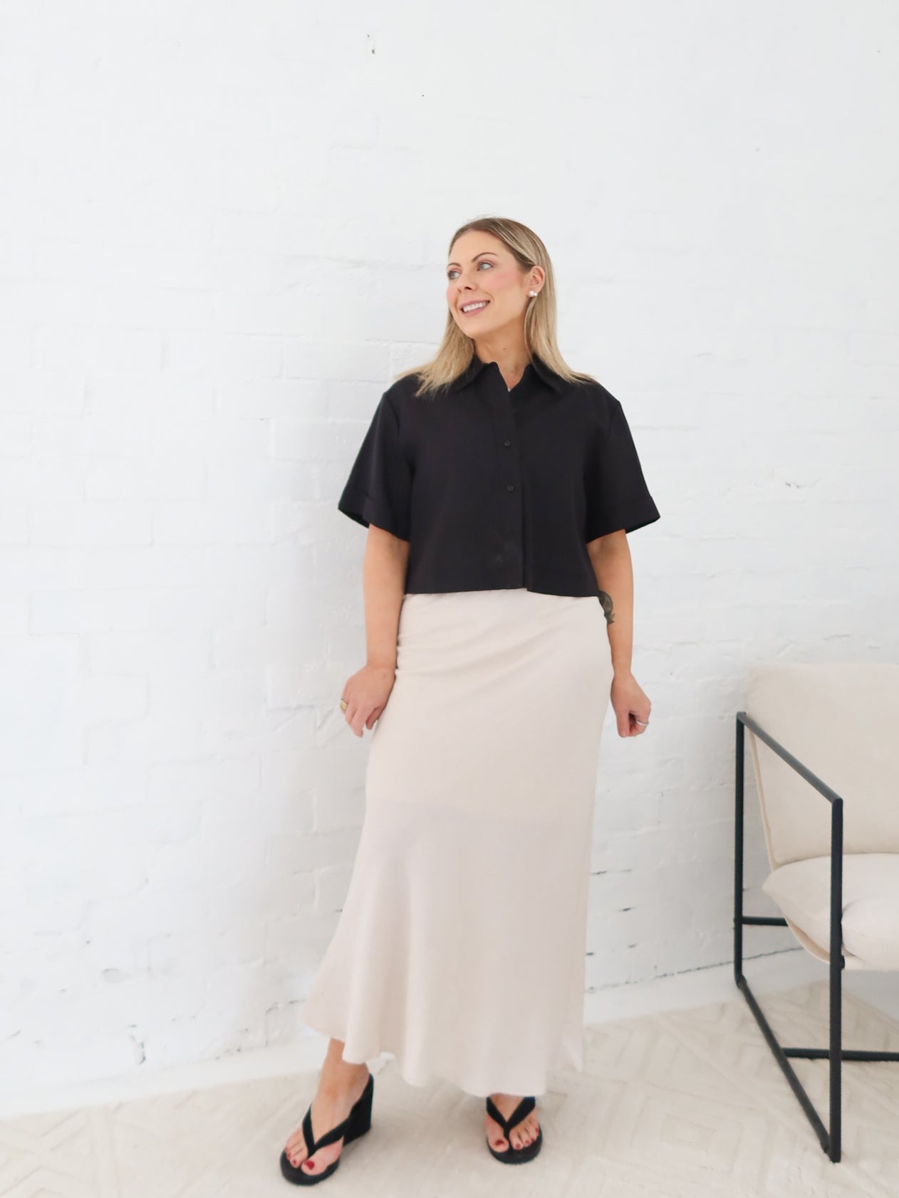 Niko Skirt - Stone