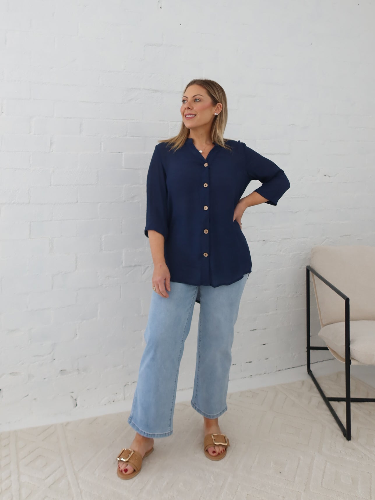 Kathryn Top - Navy
