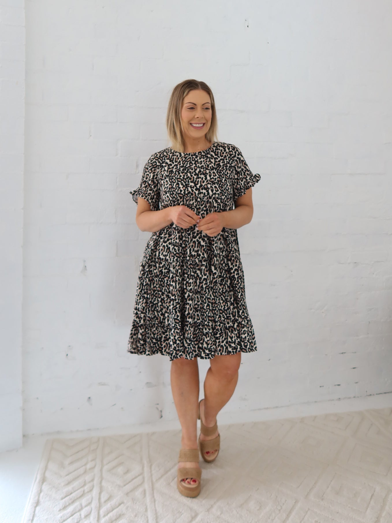 Betsy Dress - Leopard