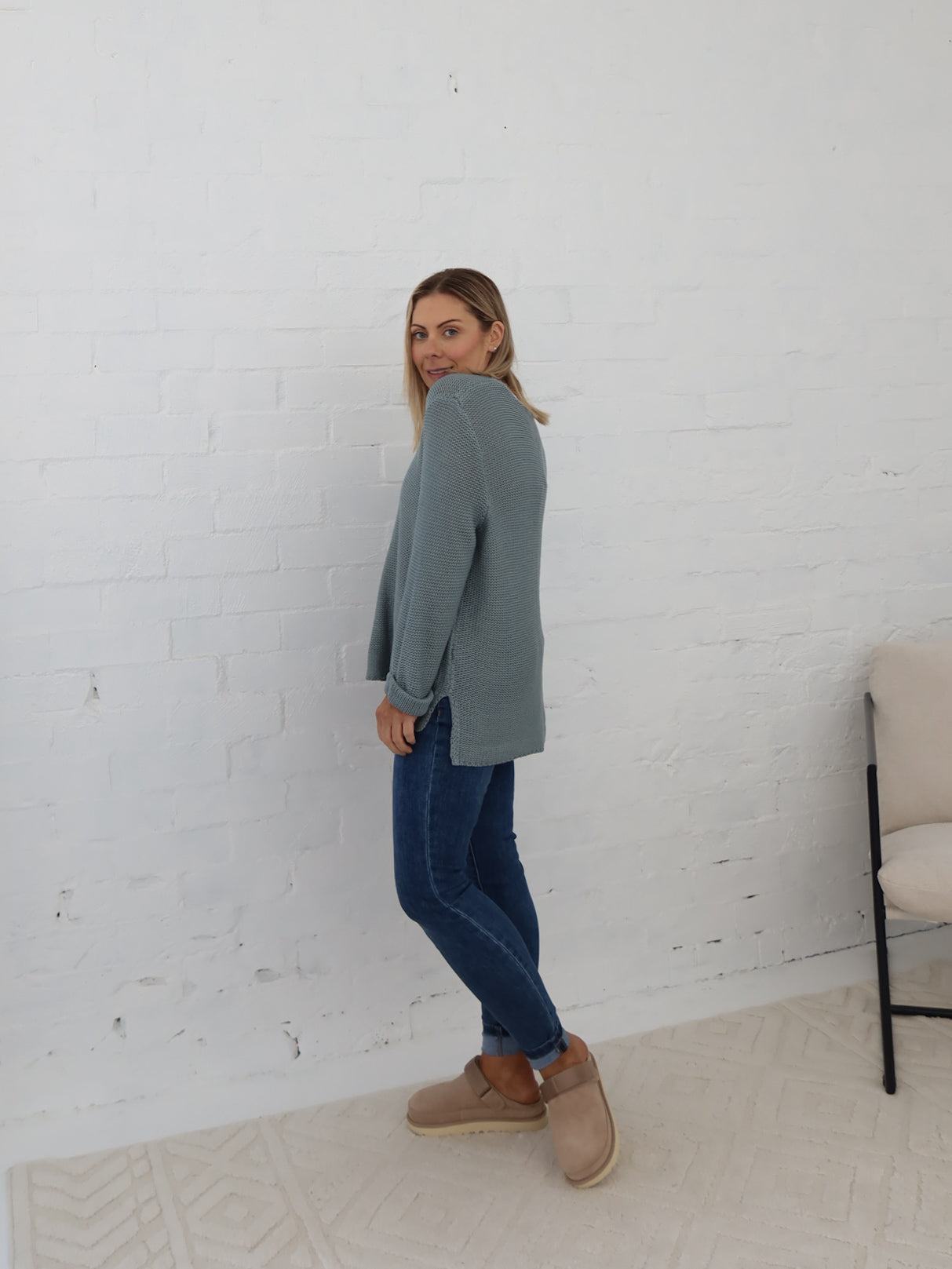 Sailah Knit - Steel Blue