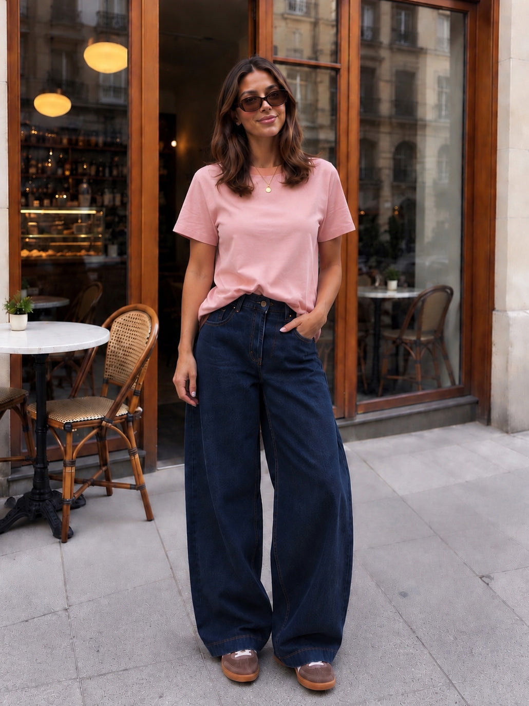 Hallie Tee- Pink