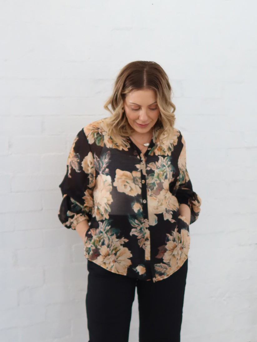 Clara Shirt- Black