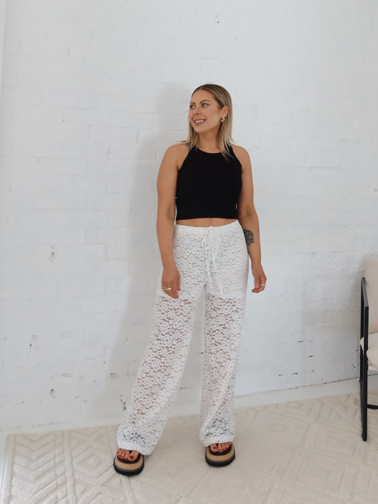 Zara Pants- White