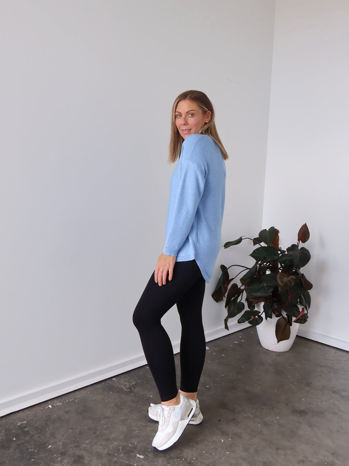 Saxon Knit - Light Blue
